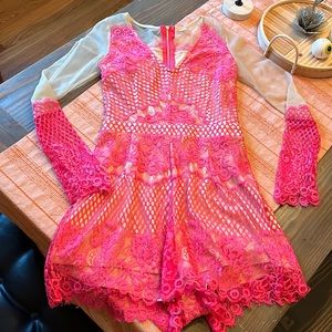 Lace romper